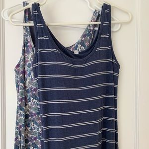 TWO shelf bra tank dresses by UNIQLO